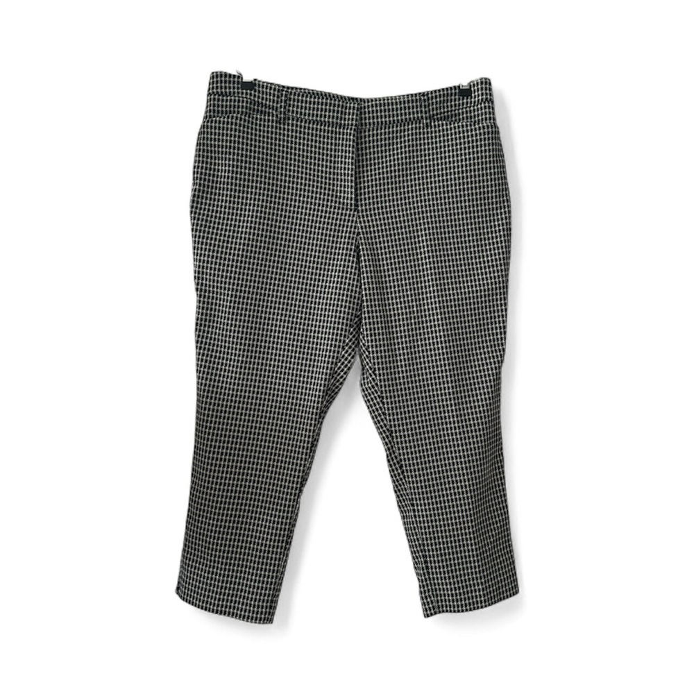 Worthington Black and White Checkered Slim Ankle Pants Like New sz 14P